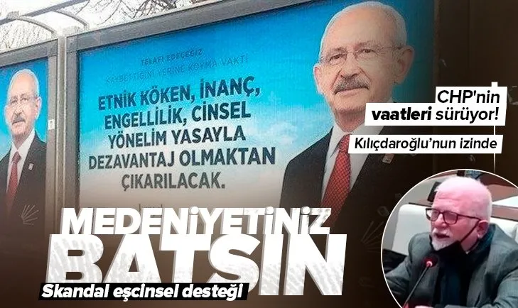 CHP’nin eşcinsellere verdiği vaatler devam ediyor! Kadıköy Belediyesi’nin Meclis Üyesi İrfan Gümrah’tan skandal sözler