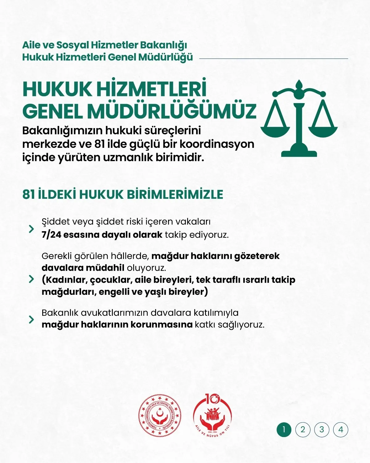 Bakanlıktan şiddet vakalarına karşı 7/24 takip: Davalara müdahil olunuyor - 1