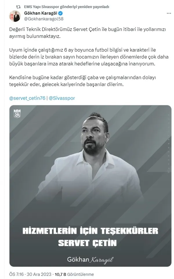 teknik-direktor-servet-cetinden-sivasspora-veda-mesaji-1703958927619.jpg Teknik direktör Servet Çetin'den Sivasspor'a veda mesajı - 1