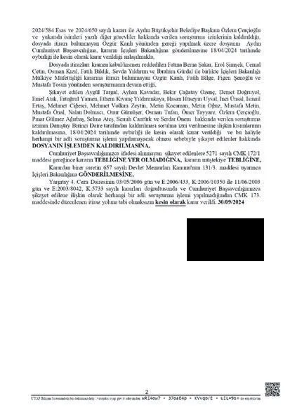 Özlem Çerçioğlu söylemezsem içimde kalır diyerek konuştu: Kuşadası’nda 6 milyarlık rant kapışması