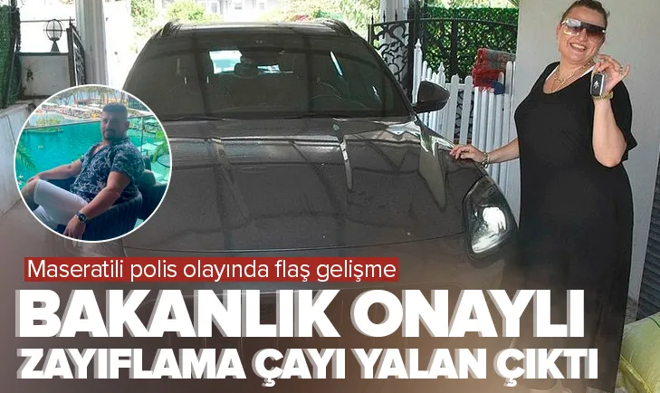 Maseratili polis olayında flaş gelişme!