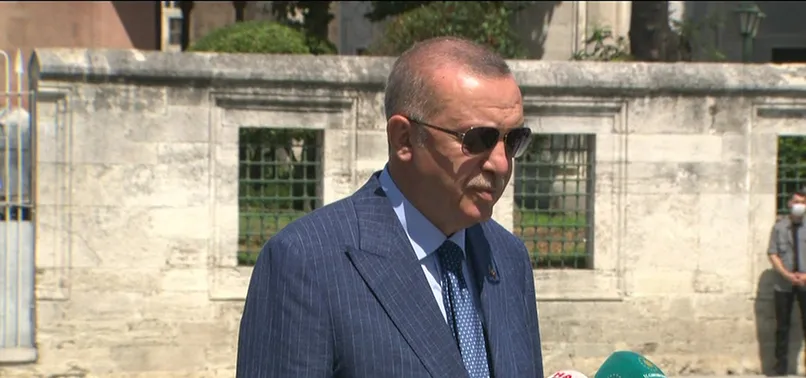 Son dakika: Başkan Erdoğan 2. kez Ayasofya Camii'sinde! Cuma namazı sonrası flaş açıklamalar