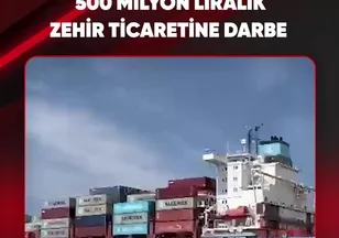 500 MİLYON LİRALIK ZEHİR TİCARETİNE DARBE