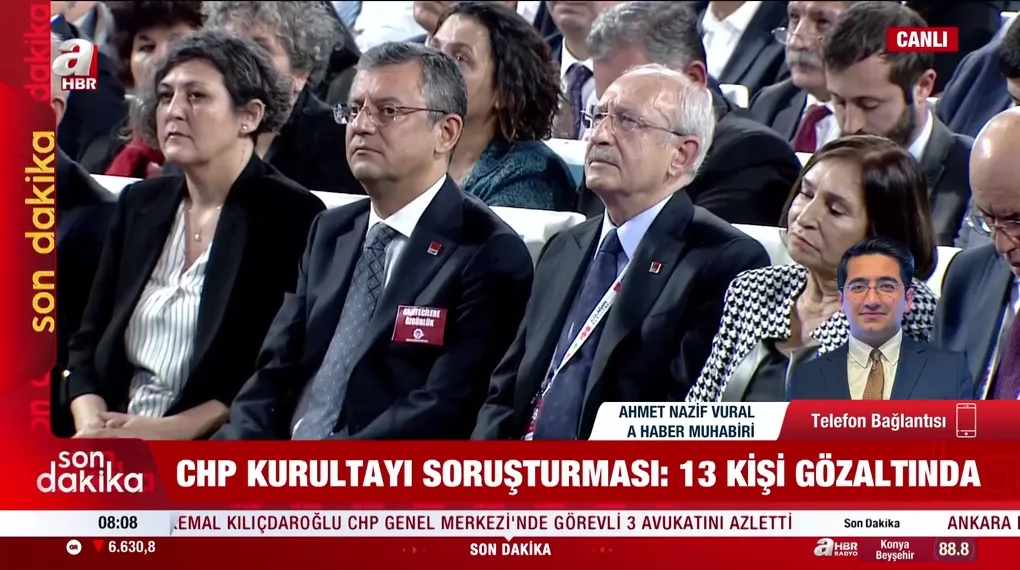 CHP Kurultayı soruşturmasında 13 gözaltı