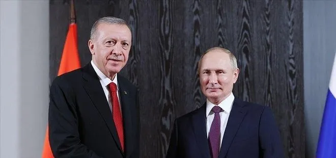 Başkan Recep Tayyip Erdoğan Vladimir Putin ile görüştü