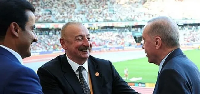 Başkan Erdoğan Macaristan’da İlham Aliyev ve Katar Emiri Al Sani ile görüştü