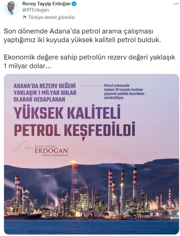Başkan Erdoğan'dan Adana'daki petrol aramaları hakkında flaş açıklama! CHP lideri Kılıçdaroğlu'nun iftiralarına cevap | Suriye'ye harekat olacak mı? - 4