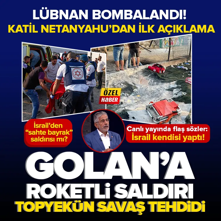 Golan’a roketli saldırı! Topyekün savaş tehdidi