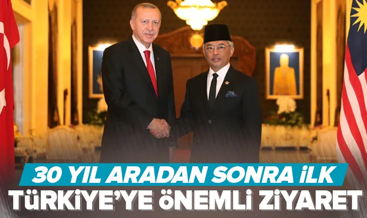 Malezya Kralı Sultan Abdullah Şah Ankara’da
