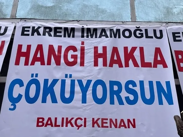 Hukuk yok liyakat yok! Balıkçı Kenan’dan CHP’li Ekrem İmamoğlu sert tepki: Tapulu arazim İBB tarafından işgal ediliyor