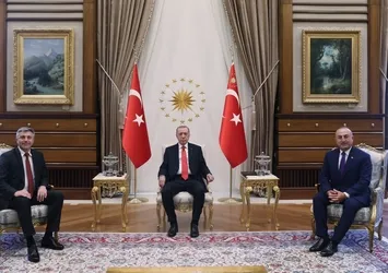 SON DAKİKA! Başkan Erdoğan, Mustafa Karadayı’yı Külliye'de kabul etti