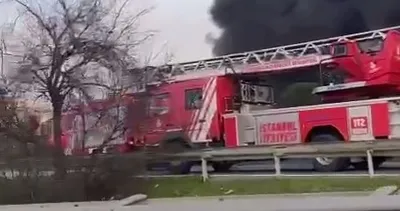Son dakika: İstanbul Bayrampaşa Hali'nde yangın