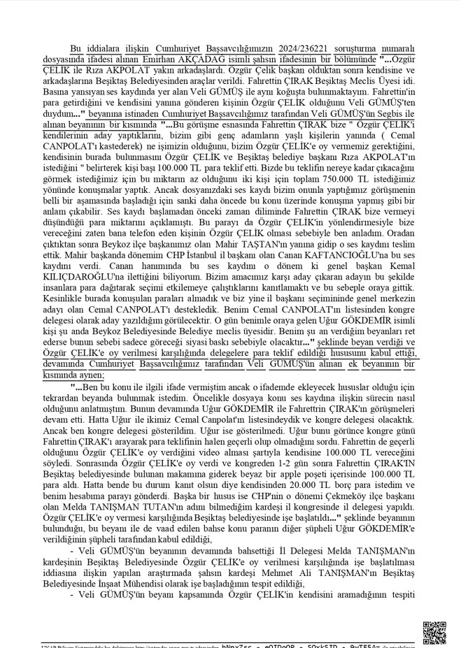 CHP İstanbul İl Başkanlığı seçiminde hile şüphesi! İddianame hazırlandı