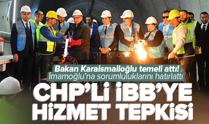 Bakan Karaismailoğlu’ndan İBB’ye hizmet tepkisi!