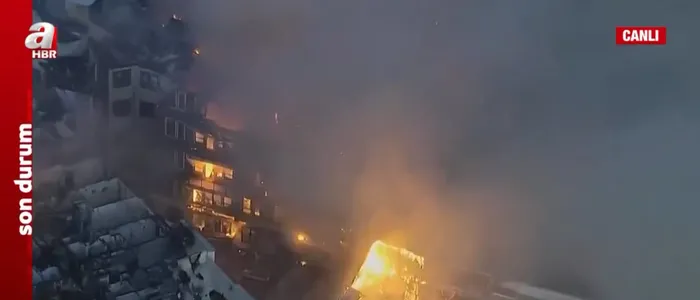 ABD'de apartman kompleksinde yangın - 4