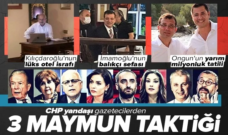 Kılıçdaroğlu’nun lüks otel israfı, İmamoğlu’nun balıkçı sefası, Murat Ongun’un yarım milyonluk tatili! CHP yandaşı gazeteciler üç maymunu oynadı