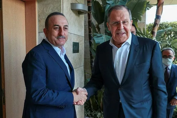 Dışişleri Bakanı Mevlüt Çavuşoğlu Moskova'da Rus Bakan Lavrov ile görüştü! Rusya'dan flaş Türkiye açıklaması - 8