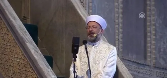 Ayasofya Camii kılınan cuma namazı ile açıldı