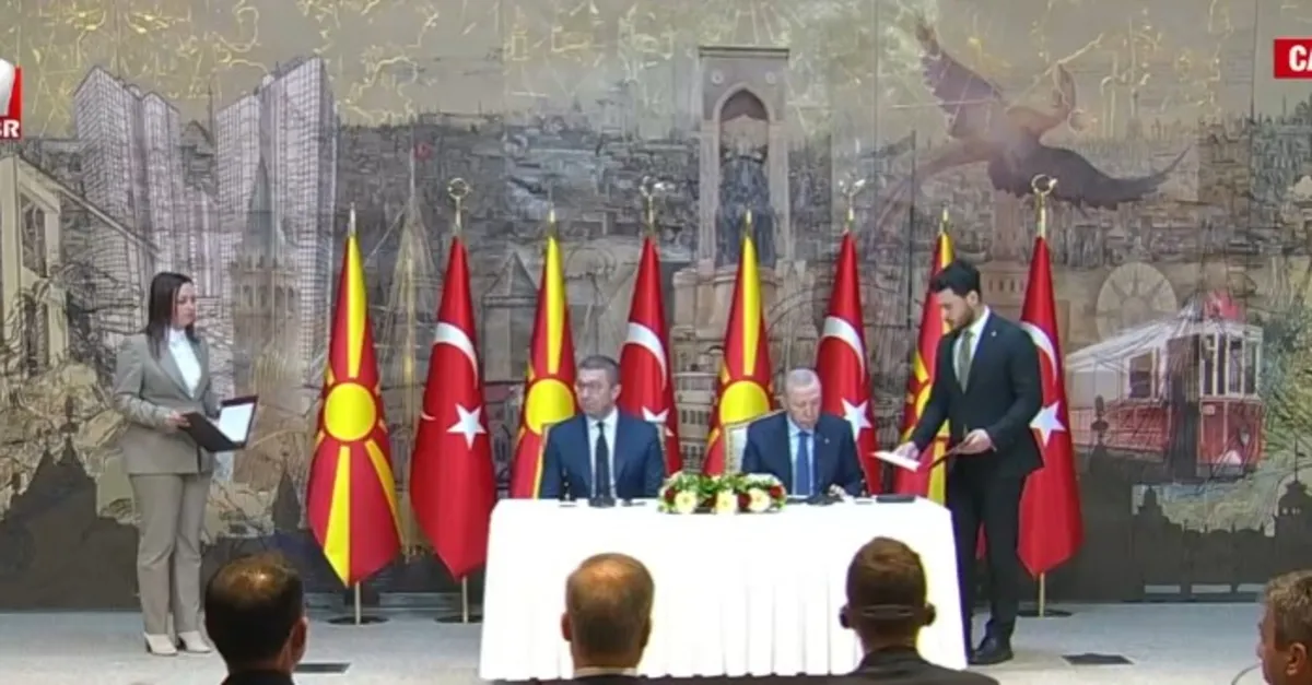 Kuzey Makedonya ile imza töreni!