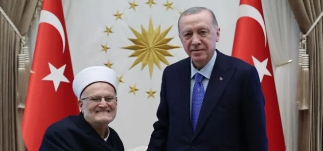 Başkan Erdoğan Külliye’de ağırlamıştı! Mescid-i Aksa İmam Hatibi Sabri’den Erdoğan ve Türkiye’ye teşekkür