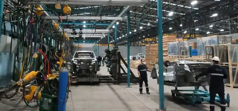 TOGG paylaştı! Yerli otomobilin üretim bandından ilk görüntüler geldi