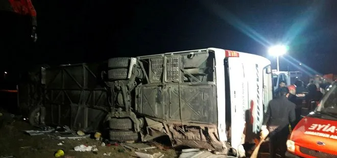 Van’da yolcu otobüsü devrildi! Ölü ve yaralılar var