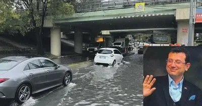 İstanbul'u sel aldı CHP'li Ekrem İmamoğlu yine kayboldu!