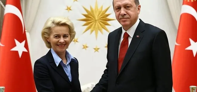 Son dakika: Başkan Recep Tayyip Erdoğan AB Komisyonu Başkanı Ursula von der Leyen ile görüştü