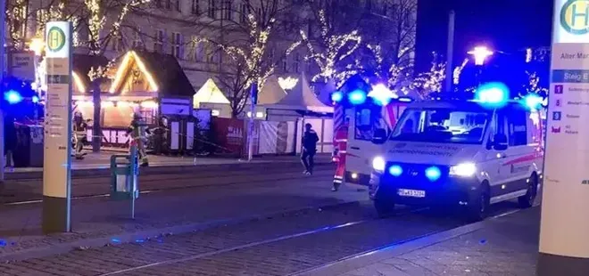 Almanya’da Noel pazarına saldırı!