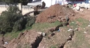 Fay hattının geçtiği yerler savaş yerini andırıyor