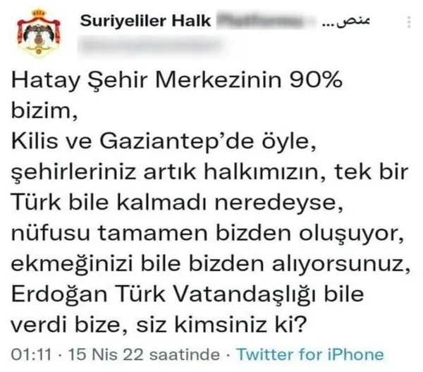 Suriyeliler Halk Platformu’nun arkasından PKK çıktı! İçişleri Bakanlığından açıklama geldi: Operasyon yapıyorlar hesabını soracağız!