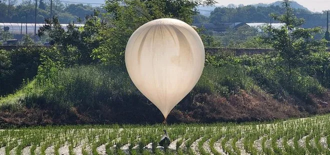 Kuzey Kore, Güney Kore’ye içinde çöp bulunan yaklaşık 720 balon daha gönderdi