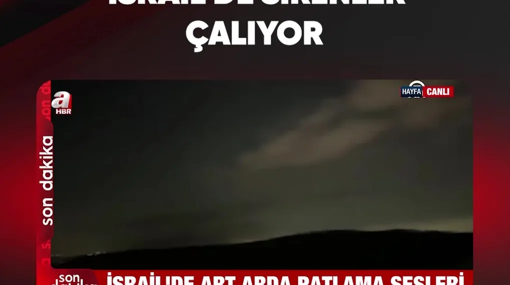 İSRAİL'DE SİRENLER ÇALIYOR