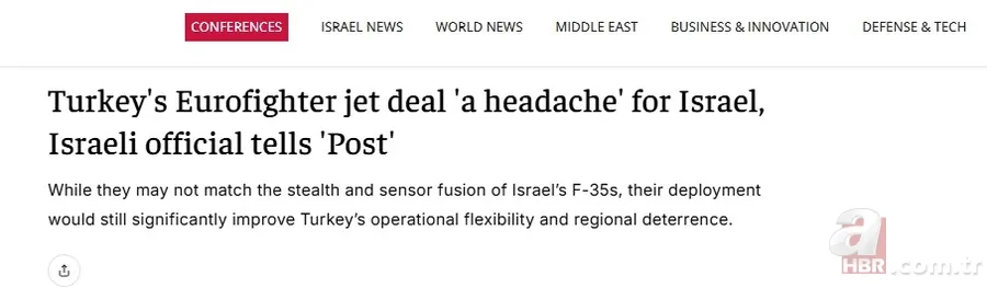 Türkiye'nin Eurofighter alımı dünya basınında! Yunan'dan İsrail'e kim ne dedi? "Başımız ağrıyacak" 13