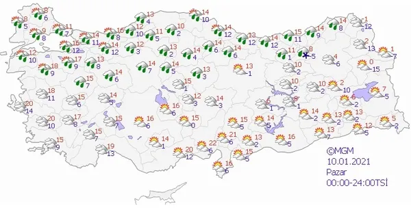 Meteoroloji kar yağacak 3 ili açıkladı! Hangi illere kar yağacak? İşte Meteoroloji'nin 5 günlük açıklaması - 5