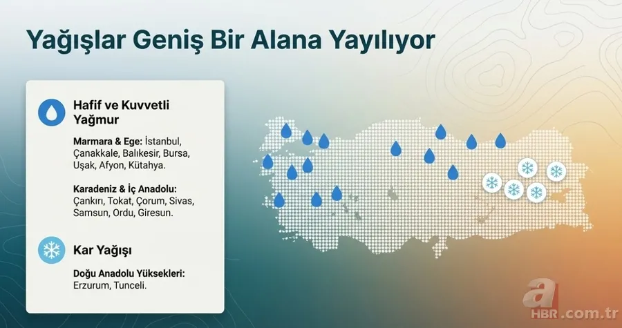 İstanbul, Ankara ve İzmir dikkat! Sıcaklıklar 5 derece düşecek: Sağanak, kar 5