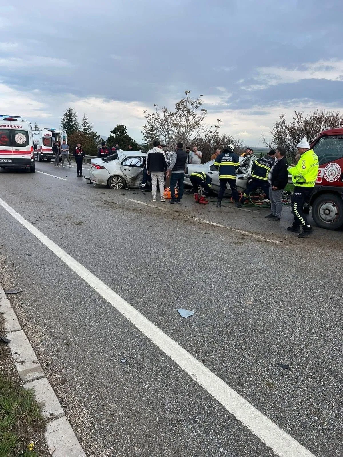 Ankara'da facia gibi kaza! İki araç kafa kafaya çarpıştı: 4 ölü