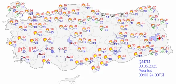 1619883479516.png Havalar ısınıyor! Bahar yüzünü göstermeye başladı! Meteoroloji'den son dakika açıklaması: İstanbul Ankara İzmir hava durumu - 4