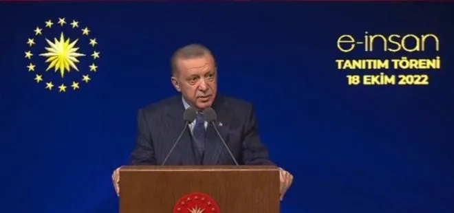 Son dakika: e-İnsan Programı | Başkan Erdoğan’dan önemli açıklamalar