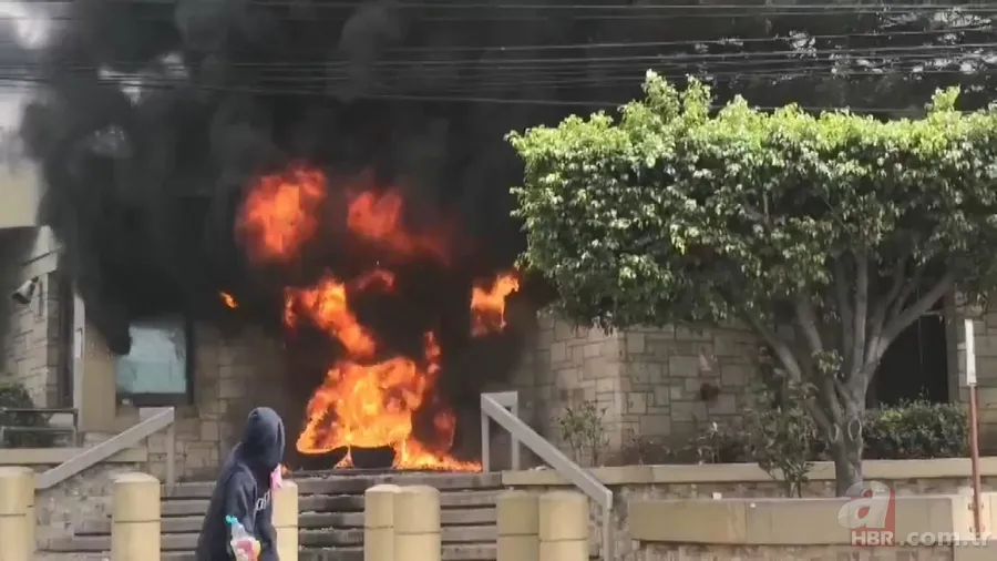 Honduras’ta protestocular ABD elçilik binasının kapısına dayandı 19