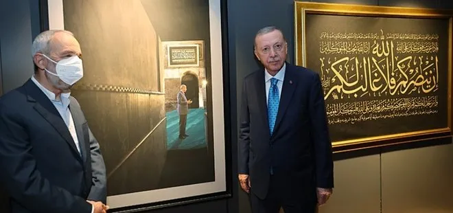 Başkan Erdoğan Ayasofya Fotoğrafları sergisini ziyaret etti