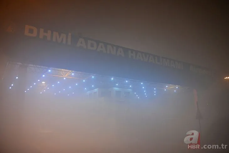 Adana’da yoğun sis uçak seferlerini iptal ettirdi