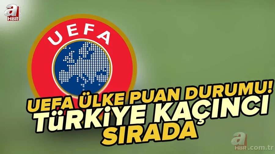UEFA ÜLKE PUAN DURUMU! Fenerbahçe UEFA Avrupa Ligi kaçıncı sırada? Trabzonspor UEFA Avrupa Ligi güncel puan durumu! 1