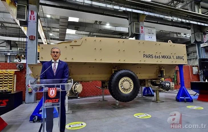 Pars 6x6 Mayına Karşı Korumalı Araç’ın ilk montajı yapıldı