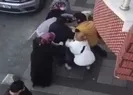 Ekmek kuyruğunda şoke eden kavga!