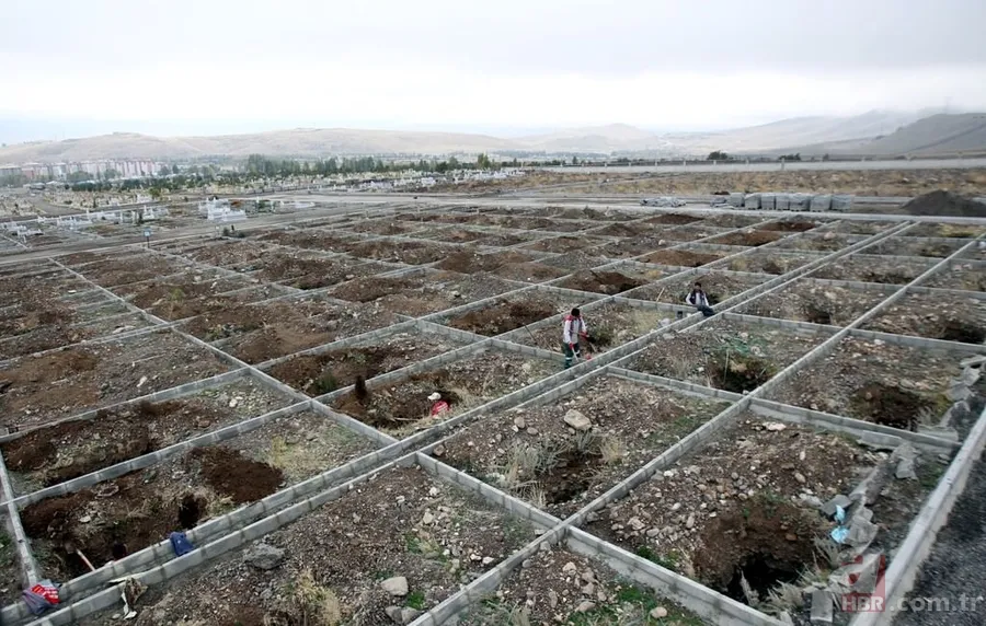 Erzurum'da bin kişilik mezar yeri açtılar 13