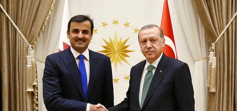 Cumhurbaşkanı Erdoğan, Katar Emiri ile bir araya geldi!