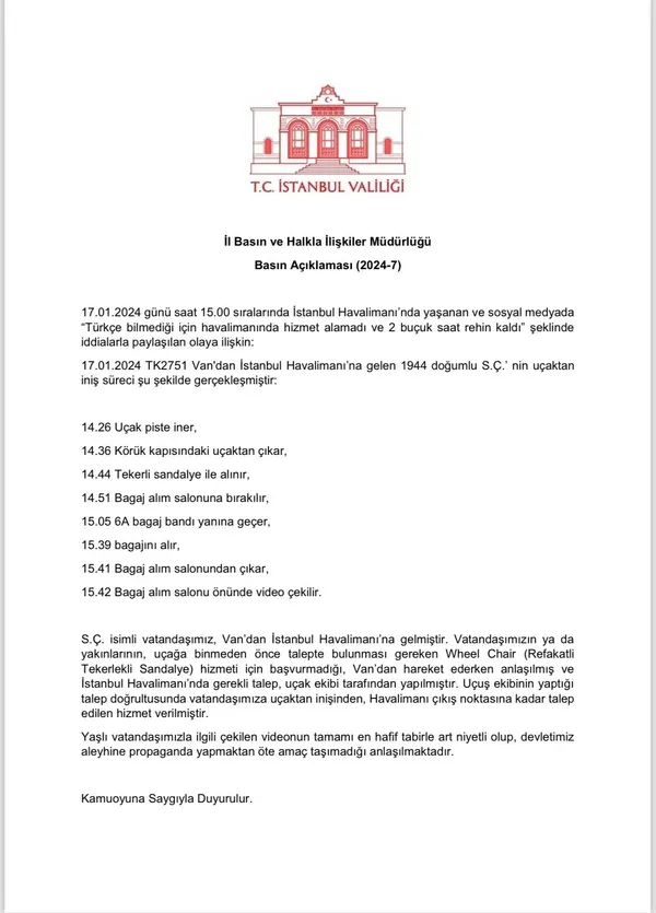 İstanbul Havalimanı’nda ’annesinin bekletildiği’ iddiası provokasyonuna soruşturma