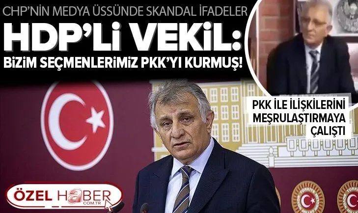 HDP’li vekilden Halk TV’de skandal açıklama! ’’Bizim seçmenlerimiz PKK’yı kurmuş, aramıza nasıl mesafe koyalım?’’