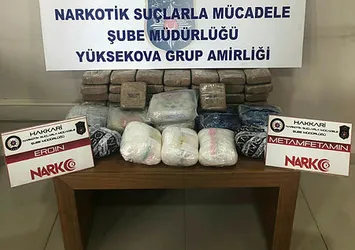 Hakkari'de 27 kilo 540 gram uyuşturucu ele geçirildi